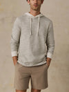Faherty Brand Sunwashed Slub Hoodie Cedar Falls Stripe
