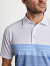 Peter Millar Fremont Performance Jersey Polo in White