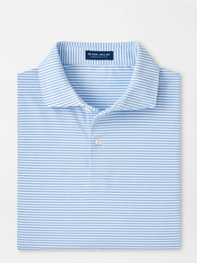  Peter Millar Ambrose Performance Jersey Polo in White
