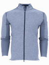 Sequoia Luxe Hybrid Full Zip Jacket in Light Heather Grey Greyson