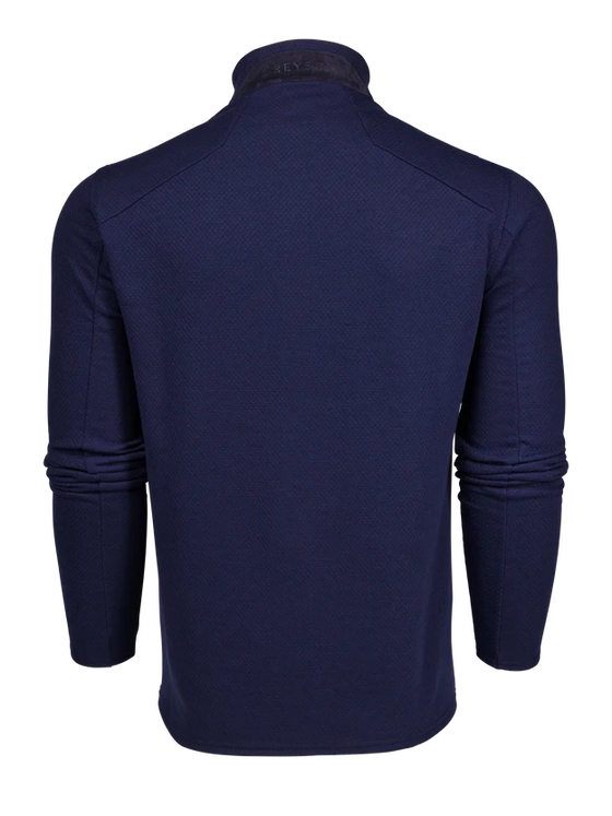 Greyson Troy Quarter Zip in Maltese Blue