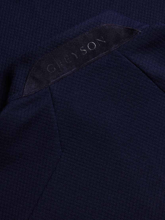 Greyson Troy Quarter Zip in Maltese Blue