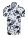 Greyson Angel Oak Short Sleeve Polo in Arctic