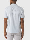 Faherty Brand Short-Sleeve Movement Monterey Shirt Blue Palm Beach