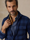 Faherty Brand Legend Sweater Shirt Alpine River Buffalo