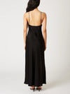 Nia Camille Dress in black silk