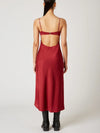 Rumble Dress in Garnet