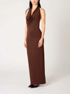 Nia Xenia Dress in Chocolate