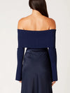 Nia the Brand Palmer Sweater in Midnight navy blue