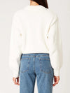 Nia the Brand Ralph Sweater in White crewneck