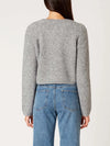 Nia the Brand Lisa Cardigan in Heather Grey oversized