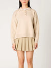 Nia Marlowe Sweater in Oat