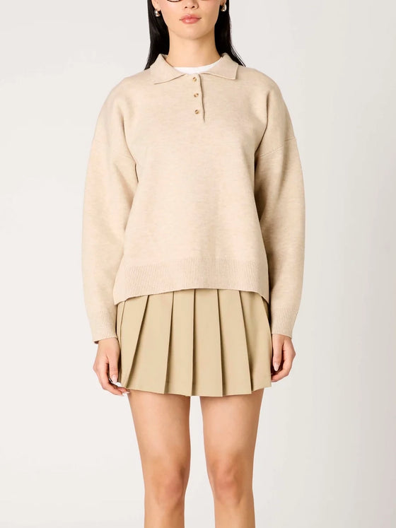 Nia Marlowe Sweater in Oat