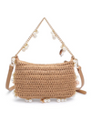 Urban Expressions Steph Seasonal Seashell Straw Bag in Natural