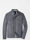 Norfolk Wool Bomber in Charcoal Peter Millar