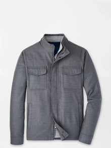  Norfolk Wool Bomber in Charcoal Peter Millar