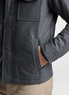 Norfolk Wool Bomber in Charcoal Peter Millar