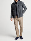 Norfolk Wool Bomber in Charcoal Peter Millar