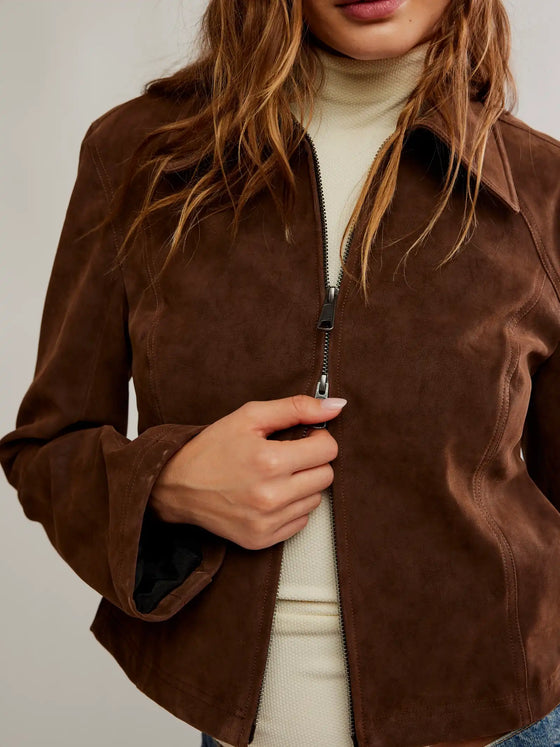 River Vegan Jacket in Double Espresso