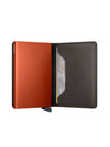 Secrid Slimwallet Matte Truffle & Orange