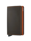 Secrid Slimwallet Matte Truffle & Orange