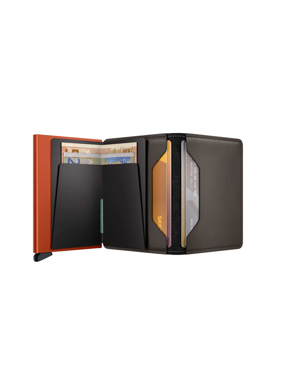 Secrid Slimwallet Matte Truffle & Orange