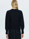 Pistola Colette Sweater in Noir fuzzy black