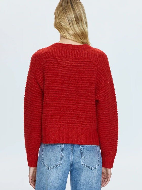 Pistola Adina Everyday Sweater in Rouge