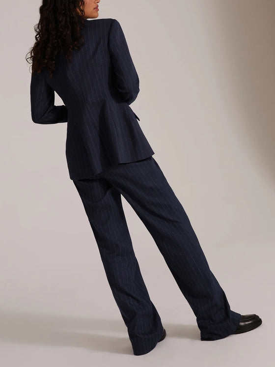 The Favorite Blazer in Navy Pinstripe