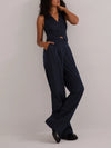 The Favorite Pant in Navy Pinstripe