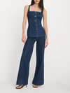 Good American Good Waist Palazzo Jeans in Indigo1169
