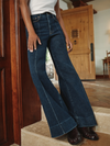 Good American Good Waist Palazzo Jeans in Indigo1169