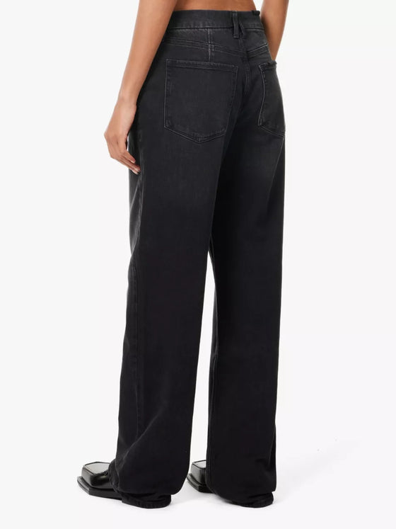 Good American Good '90s Relaxed Jeans in Black348