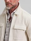 Rye 51's The Wren-Stretch Shirt Jacket in Light Taupe