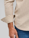 Rye 51 The Waylan -Merino Sweater Knit in Taupe
