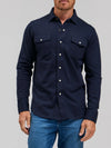 Rye 51 The Waylan -Merino Sweater Knit in Navy
