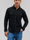 Rye 51 The Waylan -Merino Sweater Knit in Black