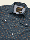 Howler Bro's Open Country Tech Shirt - Rancher Floral in Dark Slate
