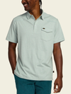 Howler Bro's Ranchero Polo in Seafoam