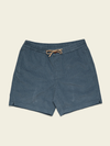 Pressure Drop Shorts: Grid in Blue Mirage