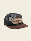 Howler Bro's Redfish Feedstore Snapback in Brown/Grey