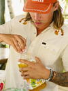 Howler Bros Crosscut Deluxe Snapshirt - Fowl Play: Off White Dobby