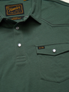 Howler Bro's Ranchero Polo in Fern Green