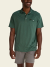 Howler Bro's Ranchero Polo in Fern Green