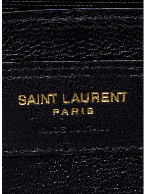 Saint Laurent Small Kate Tassel Chain Bag in Nero