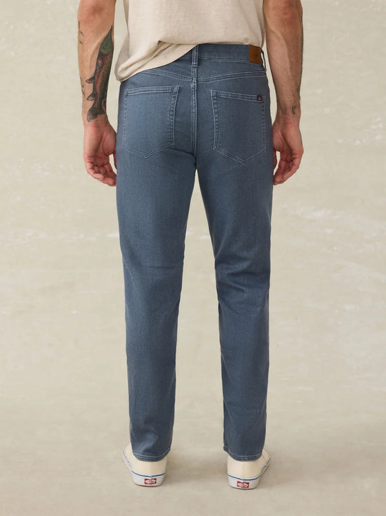 Faherty Brand Stretch Terry 5-Pocket Pant in Tradewinds stretch denim