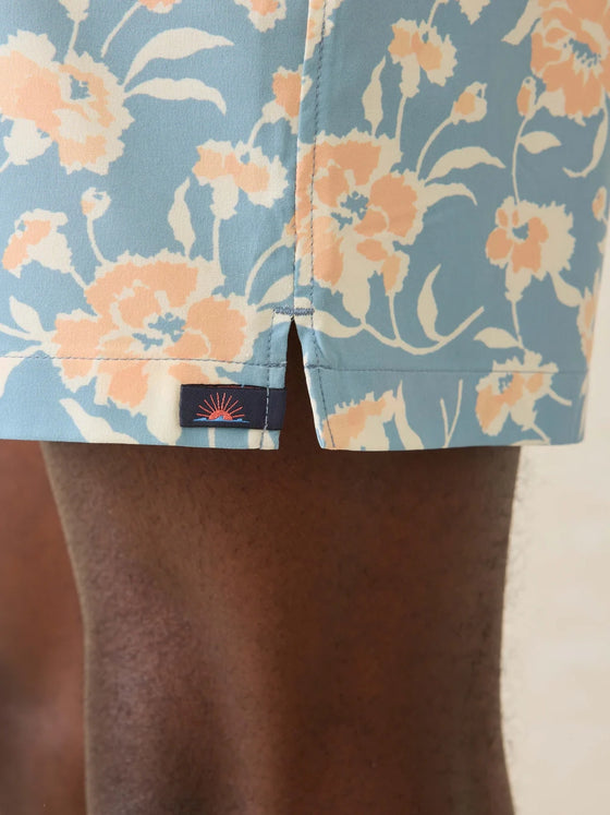Faherty Brand Shorelite Trunk in river Waters Blossom
