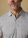 Faherty Brand Short-Sleeve Movement Pique Polo Olive Palm Beach
