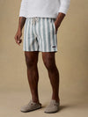 Faherty Brand All Day Trunk 6" Sage Awning Stripe