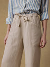 Faherty Brand Topanga Drape Pant in Wheaton